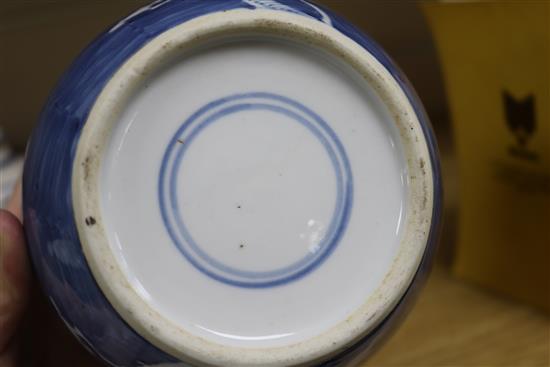 A group of Chinese porcelain and wood stands (10)